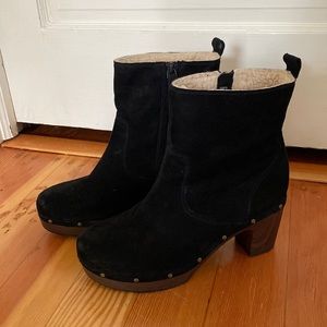 Clarks Black Ankle Boots